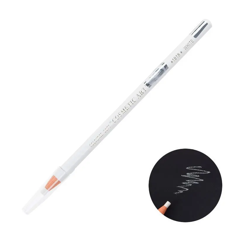 1 stücke Weiß Augenbraue Bleistift Wasserdicht Microblading Peel-off Wasser-Beständig Augenbraue Eyeliner Lidschatten Make-Up Position Werkzeuge