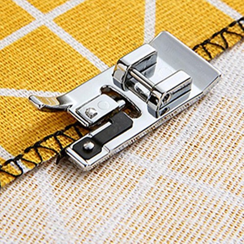 2 stücke Näh zubehör Overlock Overcast Nähmaschinen fuß passt alle Low Shank Snap-On