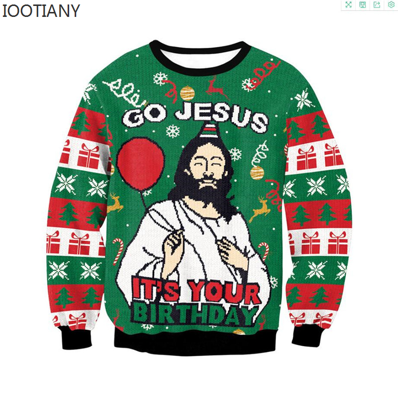 Sudadera con capucha navideña fea para hombre y mujer, jerséis navideños pegajosos con reno jorobado divertido, Tops para pareja, sudadera navideña para fiesta