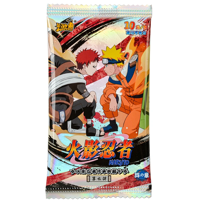Original KAYOU Anime Naruto Karten Kapitel der Array Box hinzugefügt SE Ninja World Sammlung Karten Spielzeug für Kinder Geburtstag Gif