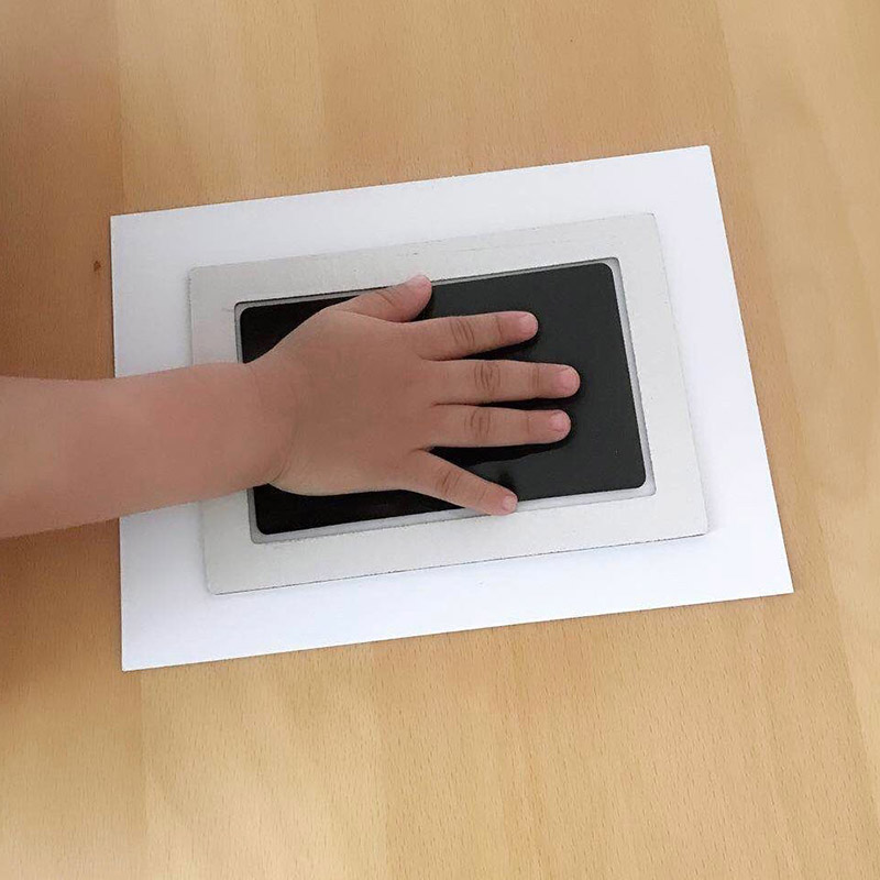 Bebê recém-nascido Kit Mão e Pegada, Almofadas de Tinta, Photo Frame, Toddlers Souvenir Acessórios, Safe Clean, Baby Shower Presente