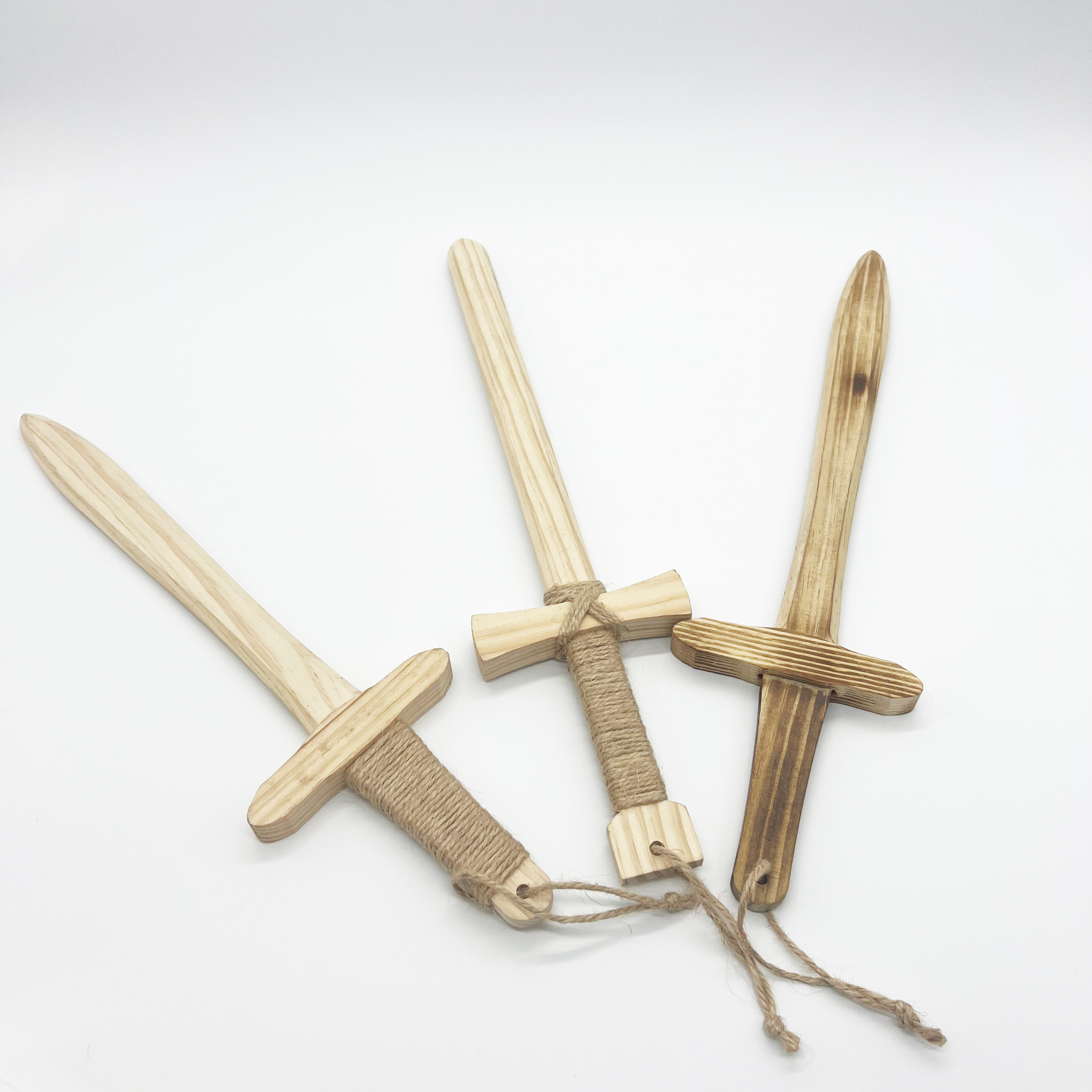 3 個 40 センチメートル木製剣のおもちゃ少年子供小道具屋外剣コレクション小道具実行コスプレ小道具誕生日プレゼント子供のための