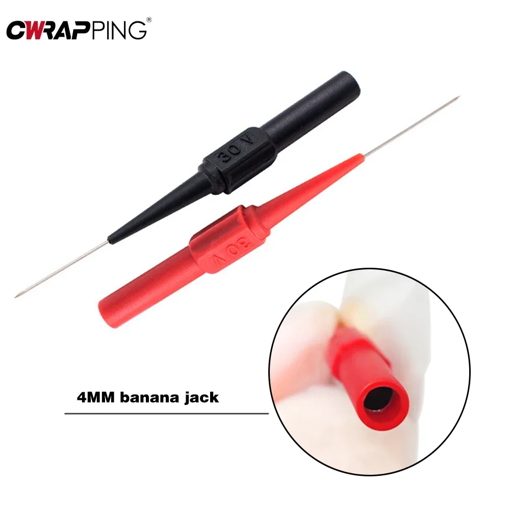2/4/8PCS รถ TIP Probes เครื่องมือวินิจฉัยฉนวนกันความร้อนเข็มเจาะไม่ทําลายมัลติมิเตอร์ปากกาทดสอบ CLAMP ทองแดงเครื่องมือ