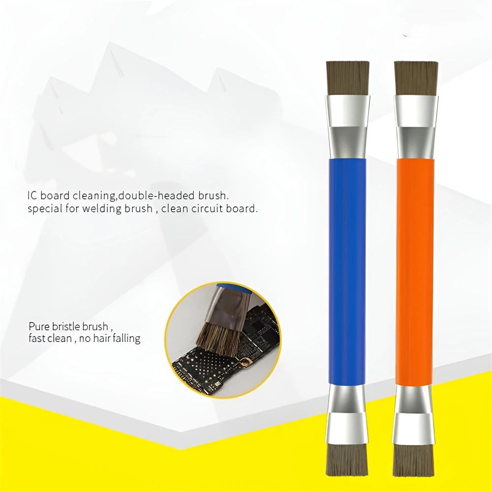 Anti-Static ESD Safe Double/Single Head Brush for Phone Motherboard PCB Circuit Board PC Keyboard Cleaning Tool Hand Tools Sets