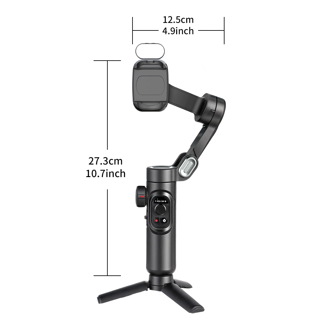 AOCHUAN Smart XE 3-Achsen-Handheld-Gimbal-Stabilisator für Smartphone iPhone Android Face Tracking Tiktok Vlog Live-Streaming