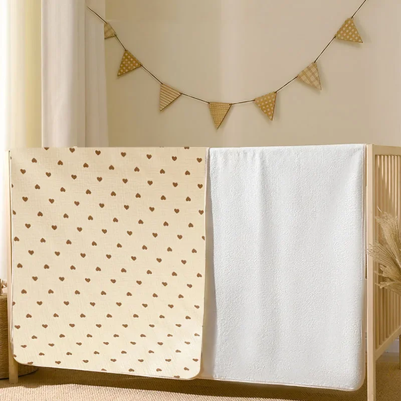 Reutilizável bebê mudando esteira capa fralda do bebê colchão fralda para recém-nascido algodão à prova dwaterproof água mudando esteiras chão jogar esteira