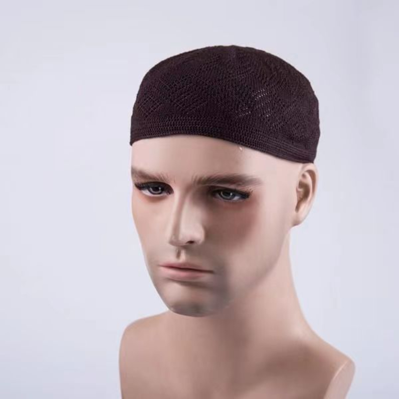 男性用ニットビーニーハット、中波、kufi、jewishアイテム、islam、イスラム教徒、夏
