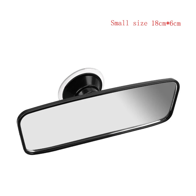 Espelho retrovisor interior do carro espelho retrovisor grande angular 360 °   Gire acessórios automotivos universais com ventosa ajustável