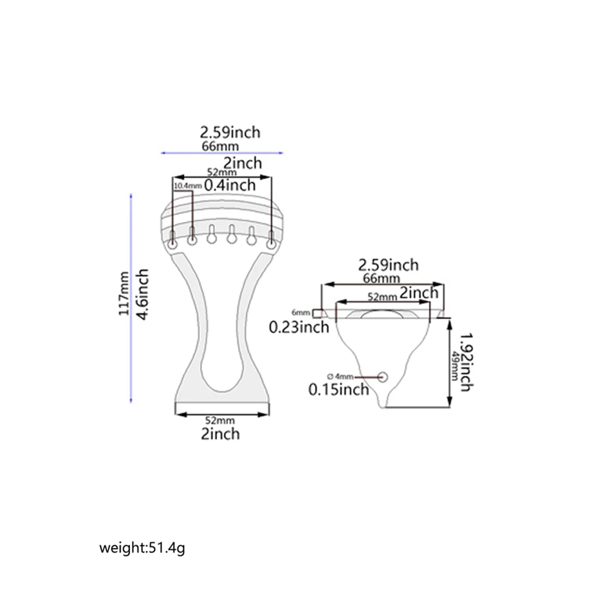A71P pieza trasera de aleación de Zinc para Dobro 6 cuerdas resonador reparación de guitarra accesorios de guitarra eléctrica de repuesto