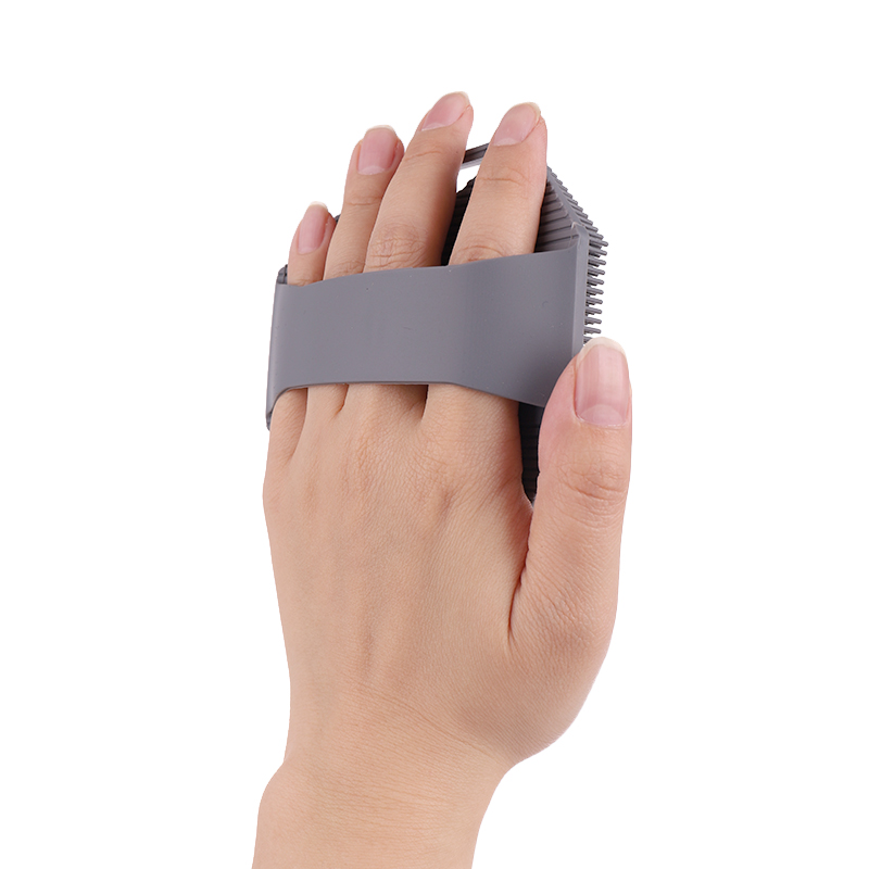 Silicone Bath Shower Brush Skin Exfoliate Cleaning Tool Silicone Body Scrubber