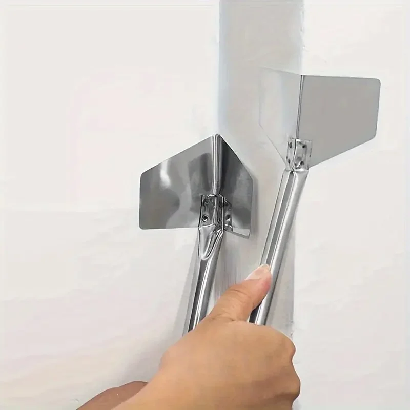 Couteau à mastic en acier inoxydable, grattoirs pour cloisons sèches, outils de Construction, extracteur Yin Yang, outil manuel,