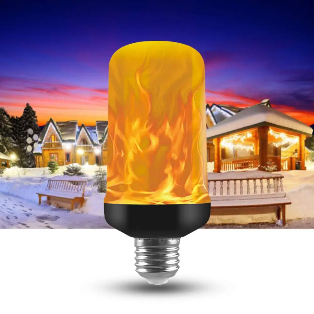 E27 e14 led luz de efeito chama dinâmica 12w lâmpadas modo múltiplo criativo lâmpada milho luz decorativa para bar hotel restaurante festa