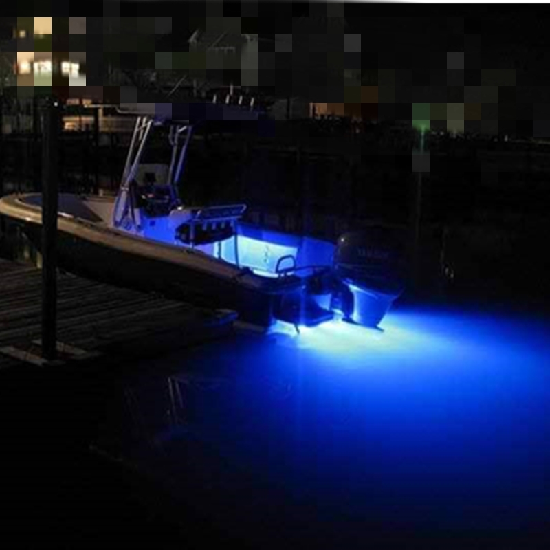Luz subacuática para yate, 2 uds., 5 pulgadas, 42 luces LED de navegación para camión, barco, luz de ancla de popa, luz de señal de navegación para barco marino