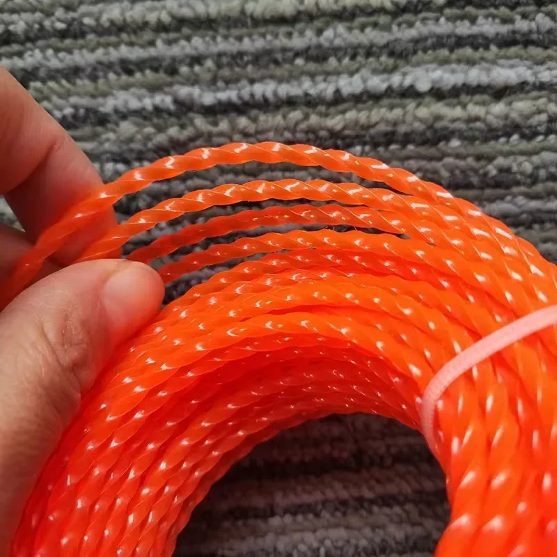 COSY 2.4mm/2.7mm/3mm/3.3mm/4mm Tagliaerba Linea Nylon Strimmer Linea Spiral Decespugliatore Corda Falciatrice Accessori Attrezzo Da Giardino