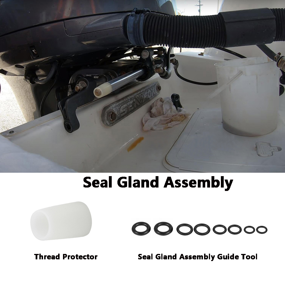 Front Mount Boat Hydraulic Steering Cylinder Seal Kit For Seastar With Wrench
