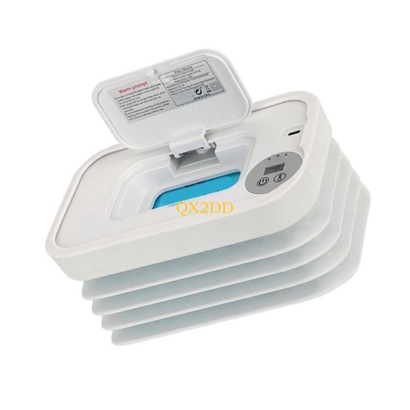 QX2D Детские салфетки теплые, компактный складной дизайн, тройной температурный режим, система нагрева влажных салфеток для в