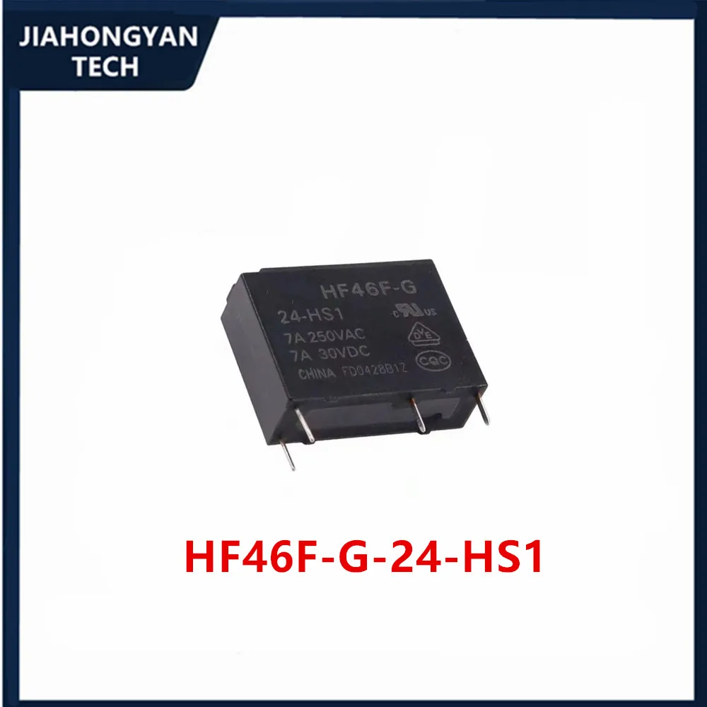 5PCS 10PCS Original relay HF46F-G-5-HS1 HS1T HF46F-G-12-HS1 HS1T HF46F-G-24-HS1 HS1T 7A250V A set of normally open 4 pin