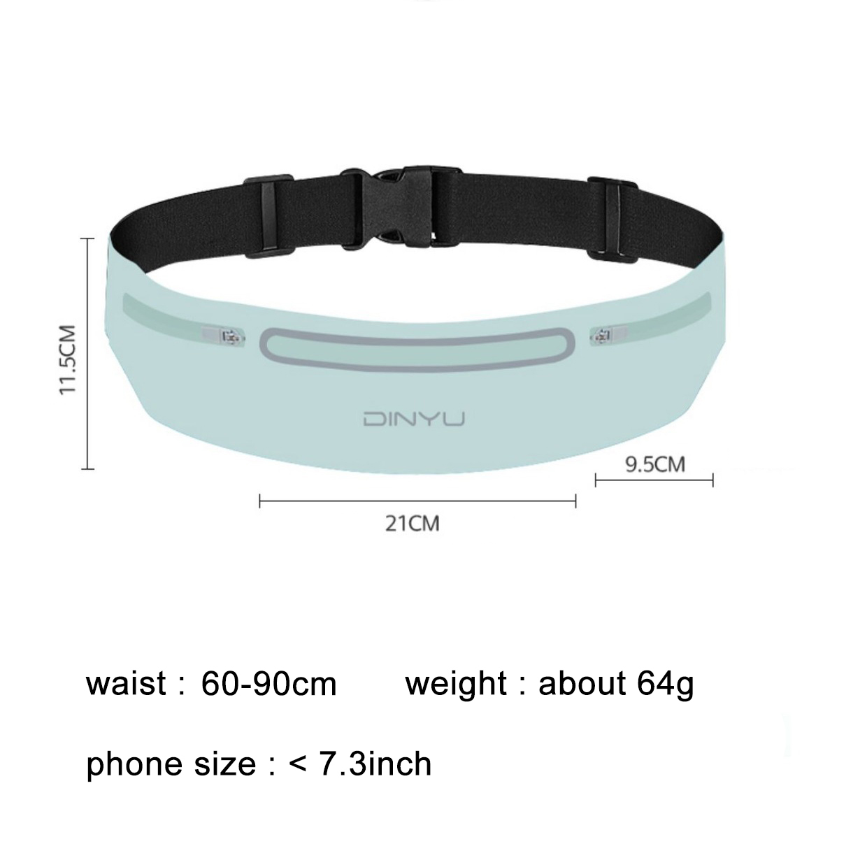 Taille Running Bag Sport Fanny Pack Dames Heren Heuptas Waterdichte sporttas Telefoonzakje Hardloopaccessoires