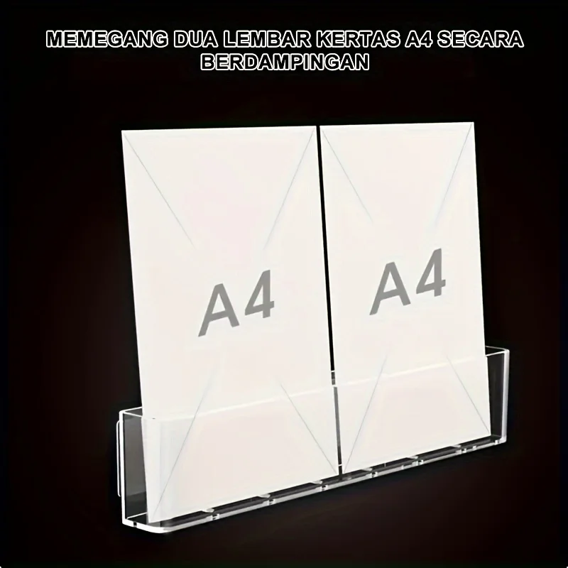 Space-Saving No-Drill Wall Bookshelf Adjustable Corridor Storage Shelf with Wall Book Display Rack for Behind Door Organization