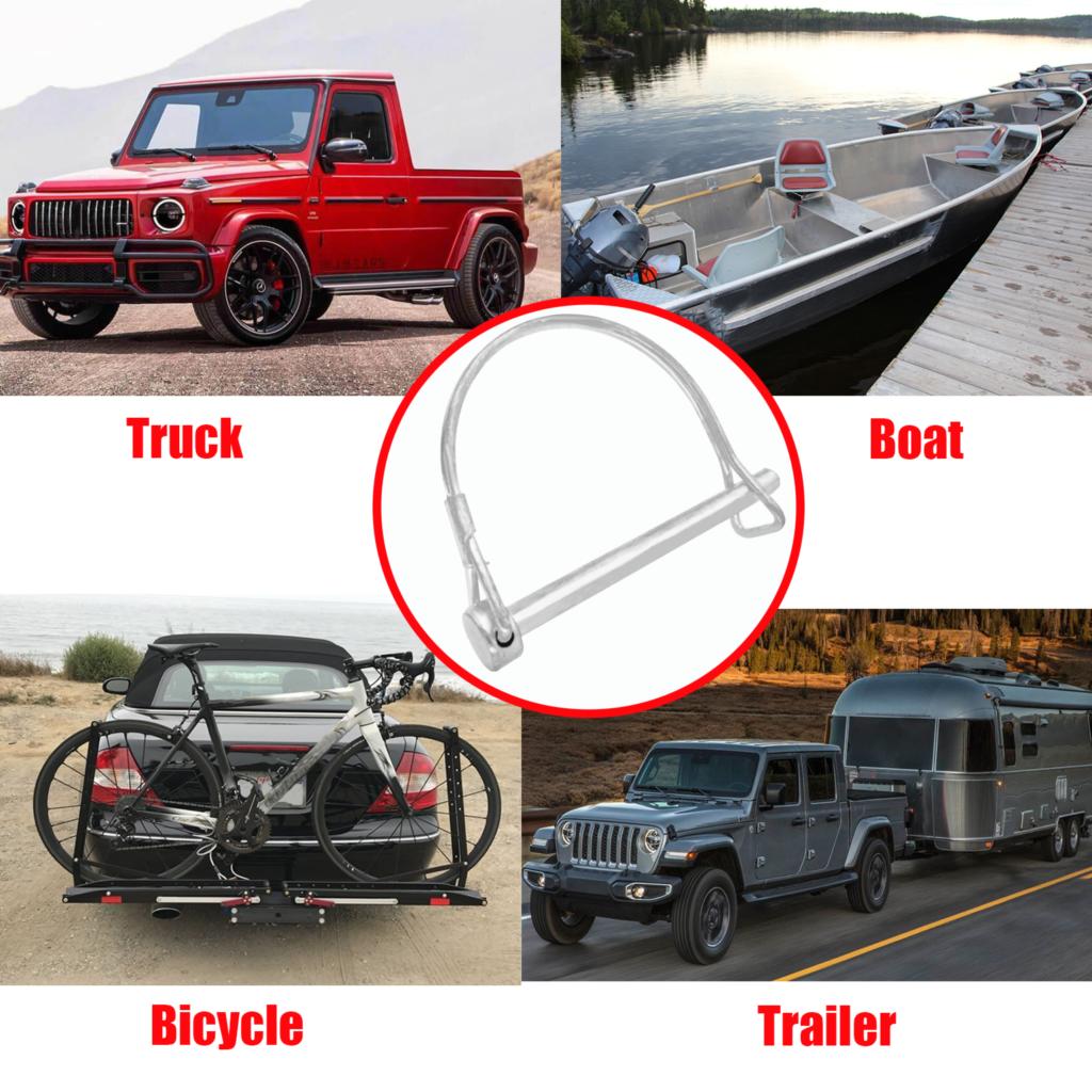 車の安全ロックロッド,1/4 ",直径6mm x 50mm,70mm