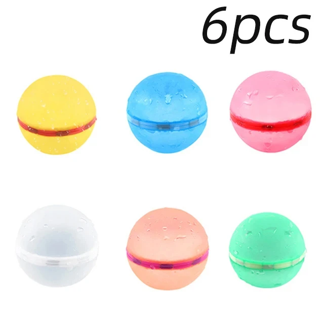 Globos de agua magnétiques réutilisables globo de agua rechargeable, remplissage rápido bolas contra salpicaduras para piscina de niños