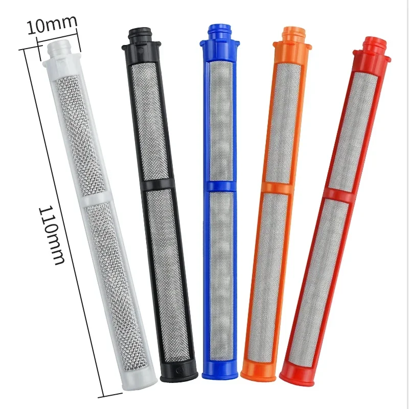 10/20 Pcs Spray Gun Filters Spraying Machine Accessories Airless Gun Filters 30/60/100/150/200 Mesh Airless Paint Parts Filter