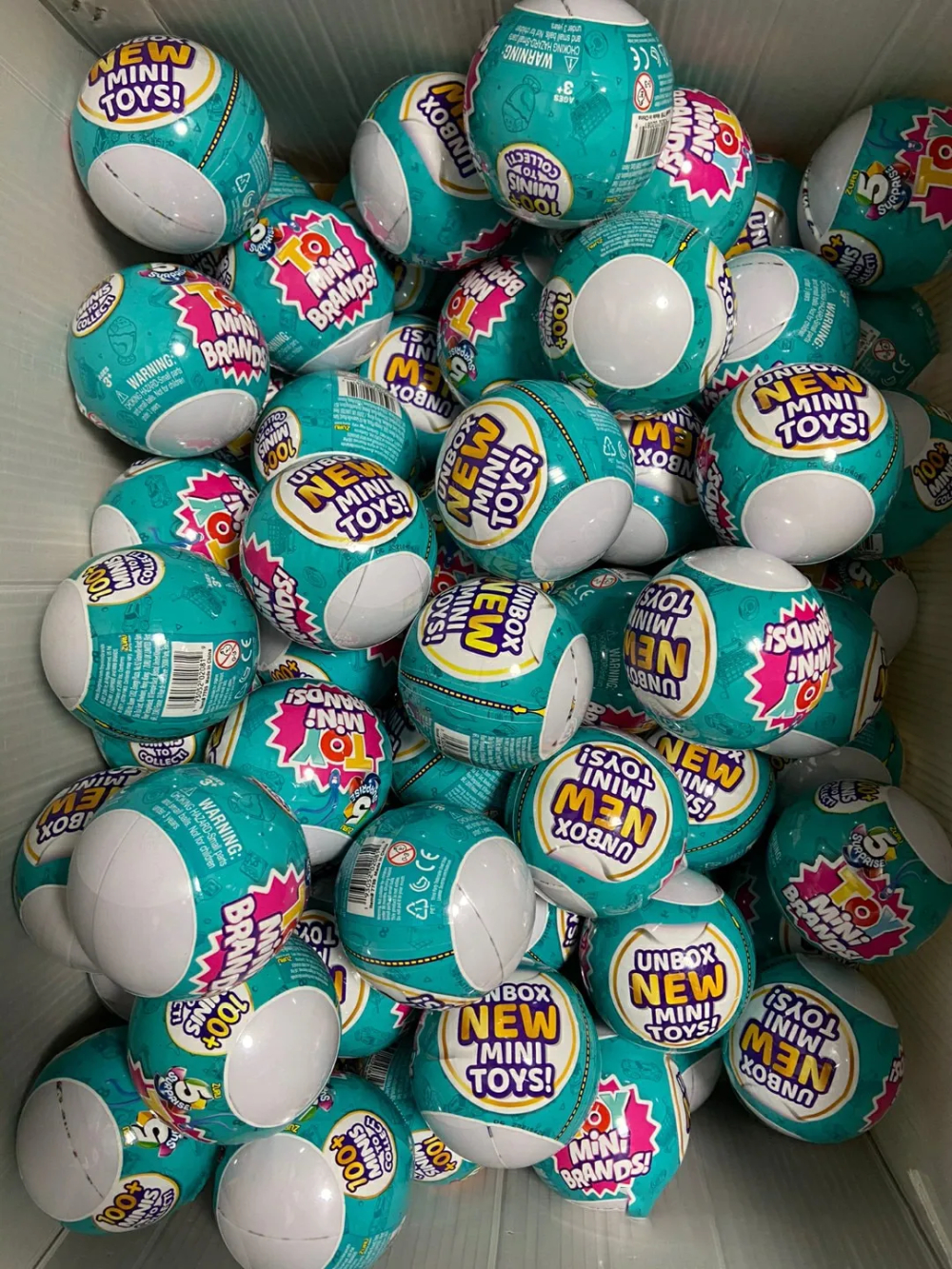 5 Surprise Mini Brands Serie 1, von ZURU Mystery, echtes Miniatur-Sammelspielzeug, Kapsel, Anime-Figur, Spielzeug, Geburtstagsüberraschungsgeschenk