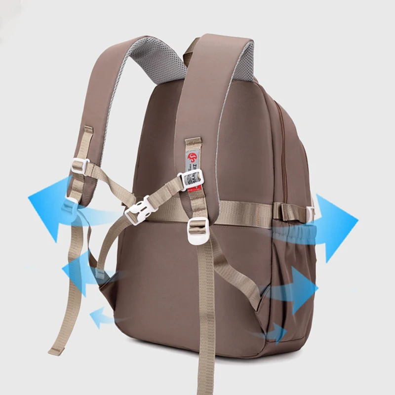 소녀를위한 학교 배낭 대용량 중학교 배낭 경량 여행 가방 학교 Bookbag 대학생 배낭