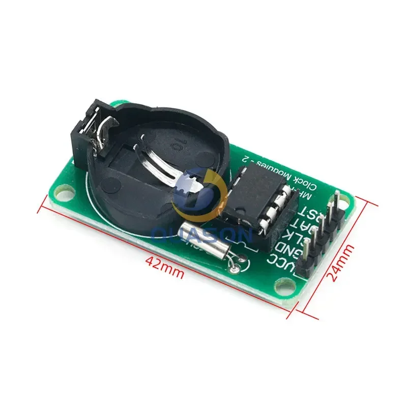 Hàng Mới Về RTC DS1302 Đồng Hồ Thời Gian Thực Mô Đun Cho AVR Cánh Tay PIC SMD Cho Arduino