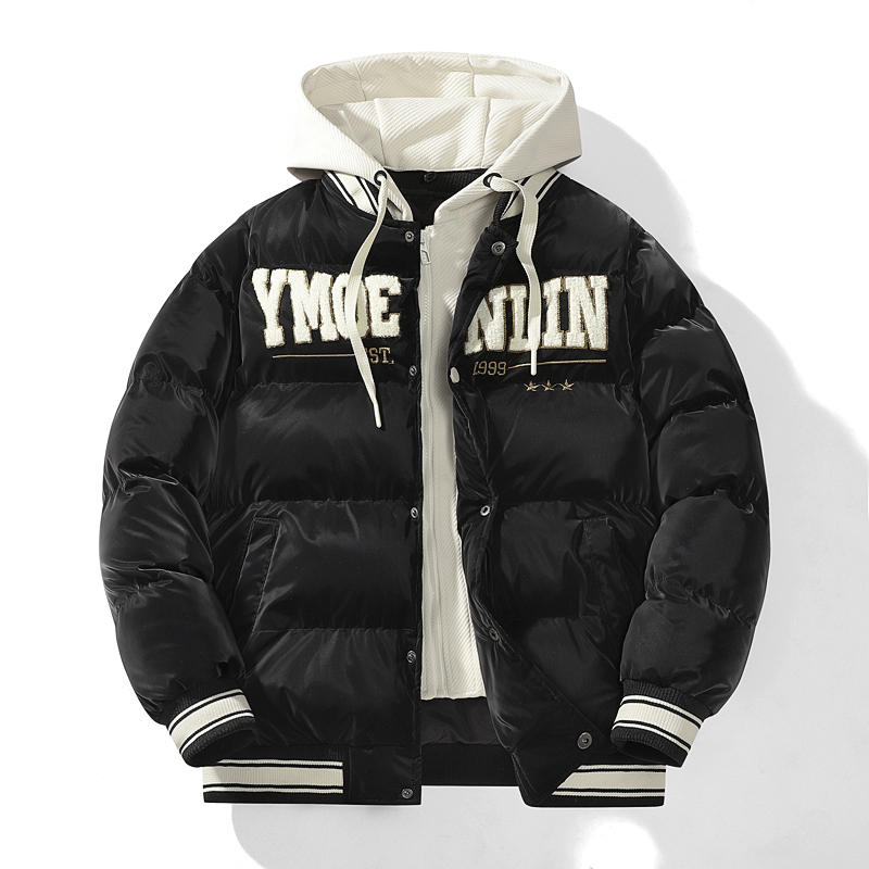 Casual Opstaande Kraag Parka Voor Heren Kleding Groot Formaat Heren Dik Warm Bomberjack Herfst Winter Fleece Slim Fit Jas