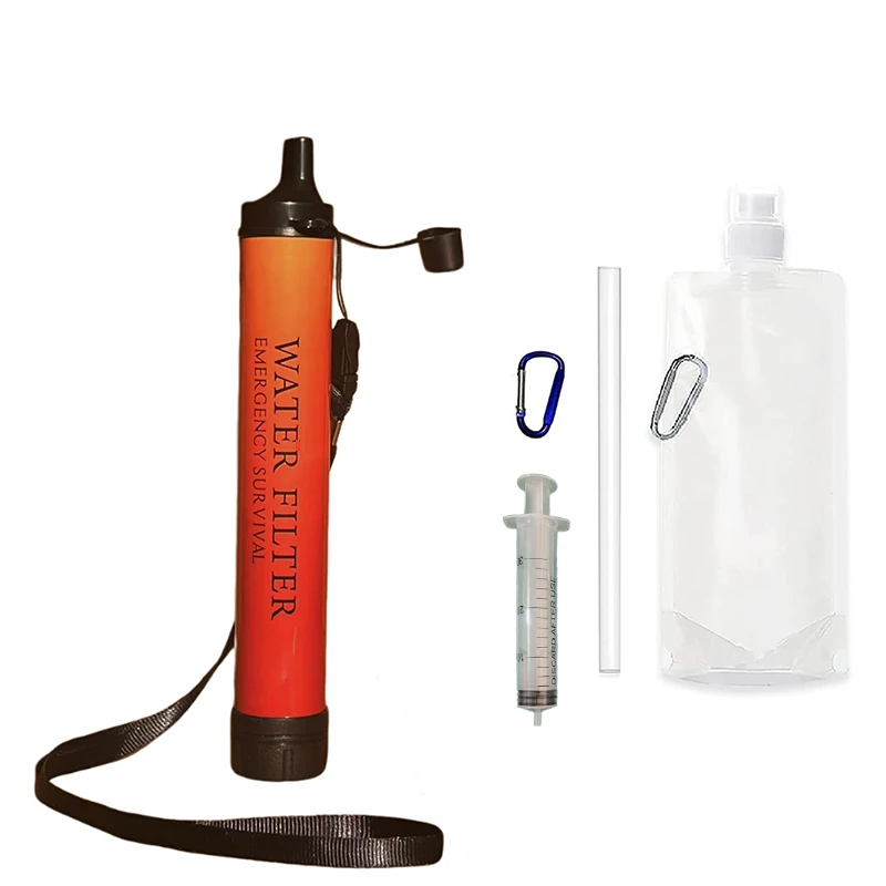 Outdoor Camping Emergency Survival Waterzuiveraar Filter Geschikt voor Rivieren Meren Creeks Draagbare Zuiveringstool waterfilter