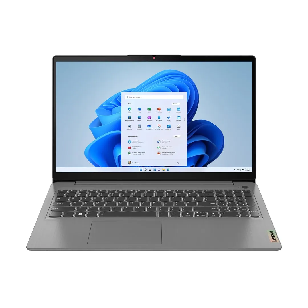 Laptop Lenovo IdeaPad 3  Intel i3-1215U 15.6"FHD TN 250nits AG 8GB DDR4 3200 SSD256 Intel UHD Graphics NoOS Arctic Grey