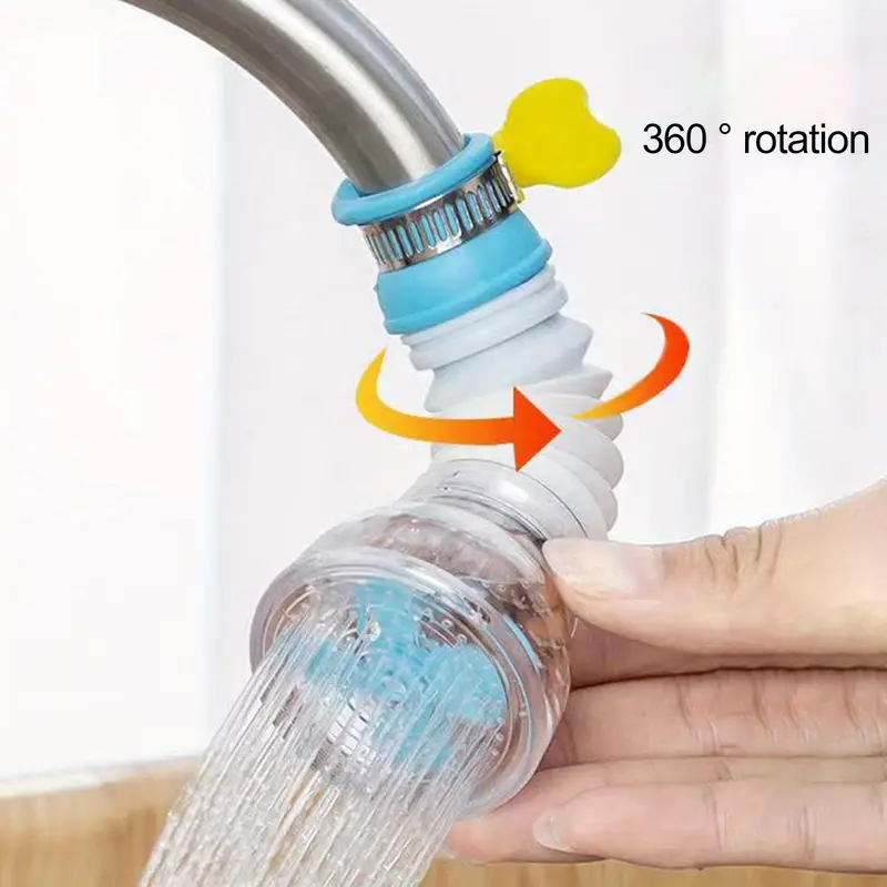 Filtro telescópico anti-splash faucet, Extensível Maifanshi Purificação de água 360 graus rotativo Ferramenta pequena prática