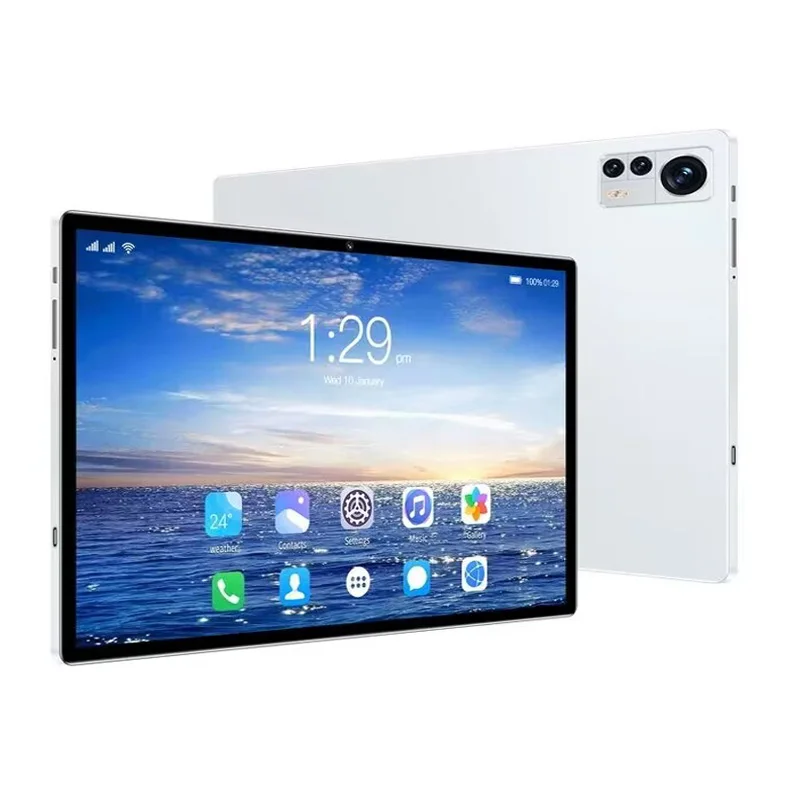 Nueva tableta Pc de 10,1 pulgadas, 8GB de RAM, 64GB de ROM, tabletas Octa Core, Google Play, 4G LTE, llamada telefónica, Dual SIM, Android 12, WiFi, GPS, Bluetooth