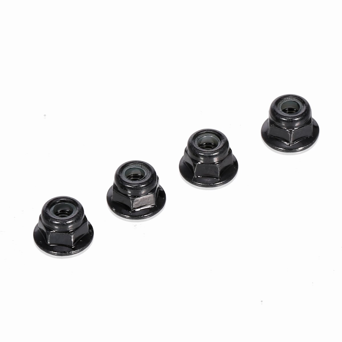 10 tuercas de bloqueo de rueda M4 de 4 mm para TRAXXAS 2.0 # 8347 TRX4 TRX6 Axial SCX10 90046 1/10 Coche RC