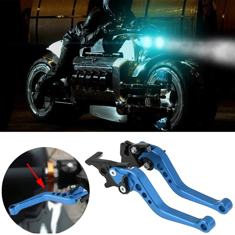 Alça de embreagem e freio de motocicleta, alavanca de freio a disco duplo universal ajustável para freios de tambor e disco, atualize o desempenho da sua bicicleta