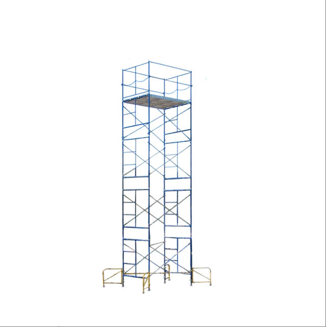 Engineered Galvanized Steel Scaffolding Combined with Facade Scaffolding Offering Durable Reinforced High Strength Load Capacity