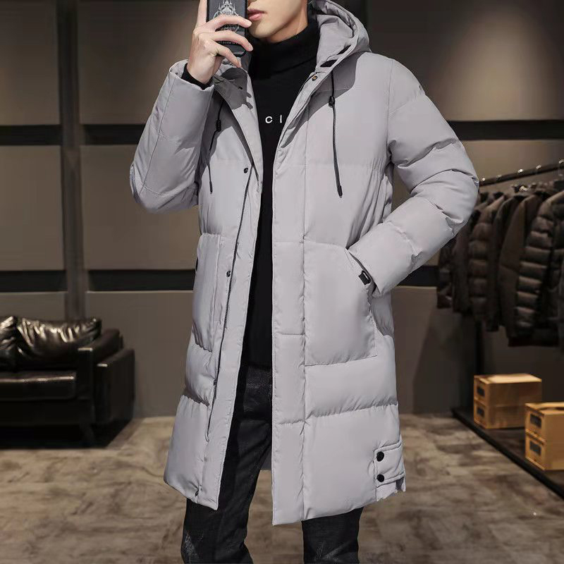 DIMUSI, Chaqueta larga de invierno para hombre, prendas de vestir informales para hombre, Parkas térmicas, abrigos para hombre, chaquetas cortavientos gruesas y cálidas de algodón, ropa de marca