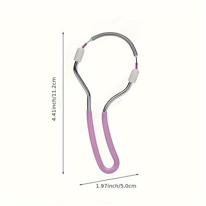 1 depiladora facial para mujeres, elimina el cabello no deseado en la parte superior del labio, la barbilla, la cara, depiladora portátil con rodillo de resorte para un suave