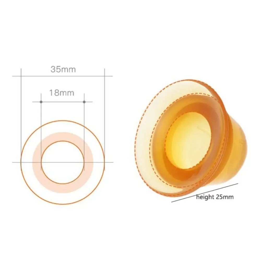 2 pçs/set mamilo corrector para plana invertido mamilos macio silicone mamilo extrator niplette tratamento reparação