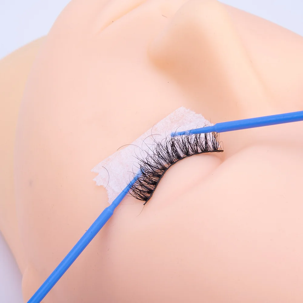 100 pz/bottiglia estensione ciglia tamponi per la pulizia Lash Lift colla Remover applicatori bastoncini trucco Micro pennelli strumenti