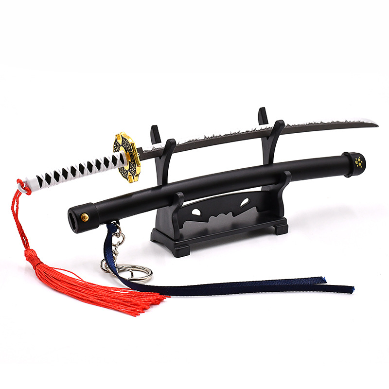 23cm Devil May Cry Peripherals, Yamato Weapons, 1:6 Crafts Pop-up Sword Model, Cosplay Toy Ornaments, Keychain Gift Collection