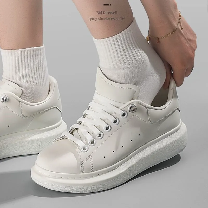 Cadarços de sapato elásticos planos tênis sem laço cadarços para sapatos tênis clipes de cadarço rápido sem laços acessórios de sapato crianças adulto