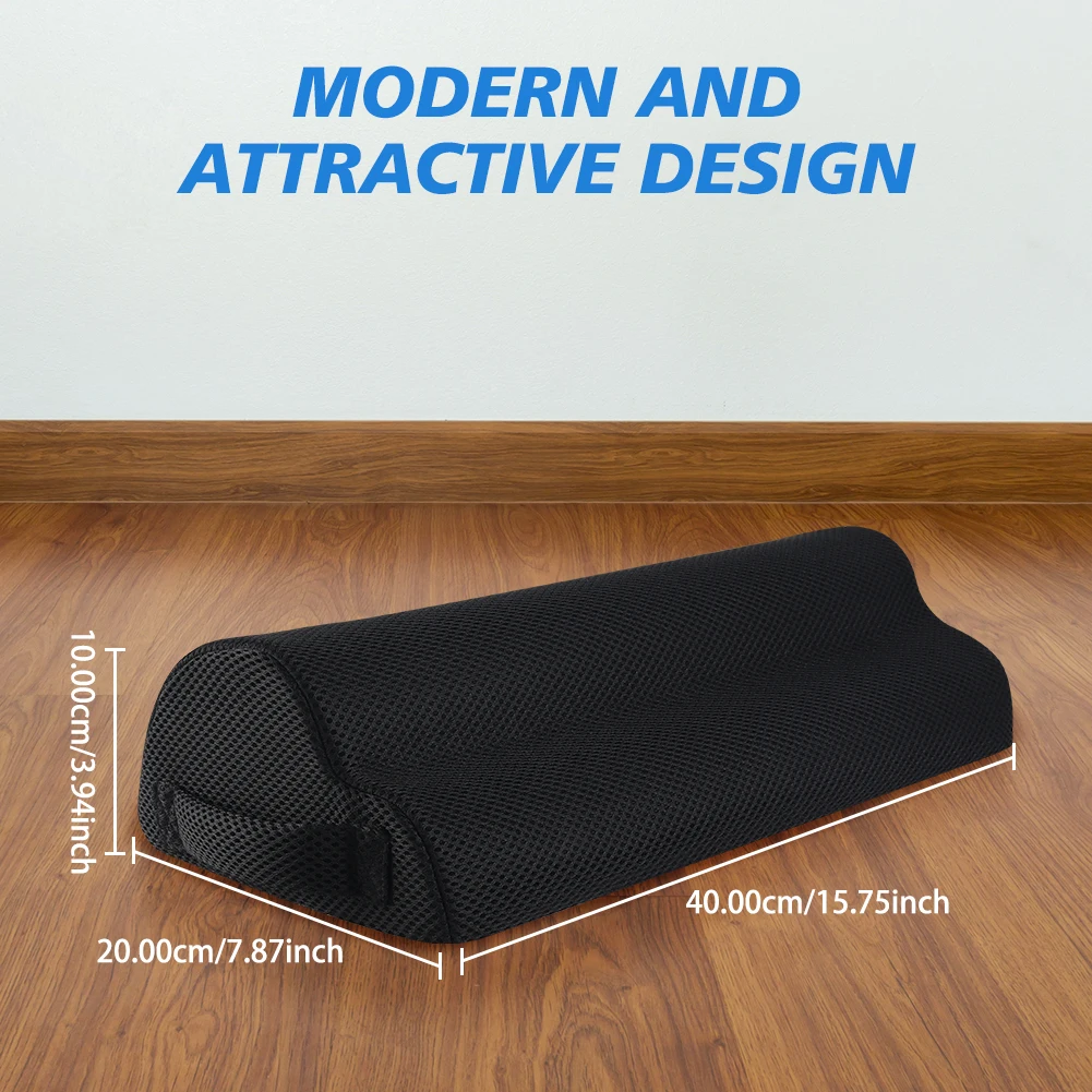 Sgabello per piedi da ufficio in memory foam e cuscino per l'elevation delle gambe del poggiapiedi sotto la scrivania per giochi e ufficio domestico