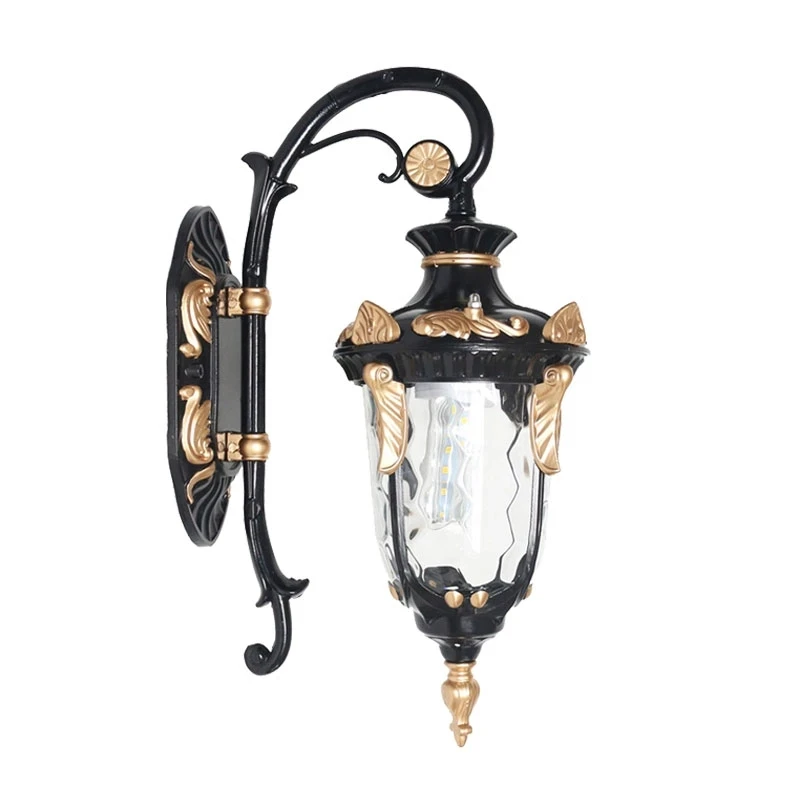 Lámpara de pared para exteriores europea, luz Exterior Retro de estilo americano, luces de jardín O impermeables