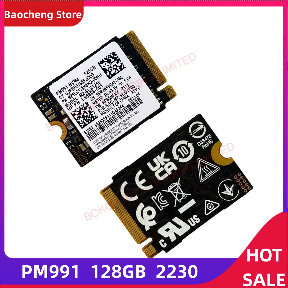 New PM991 M.2 128G 2230 Nvme handheld device expands Steam deck hard drive  PCIe3.0  4.0 x4