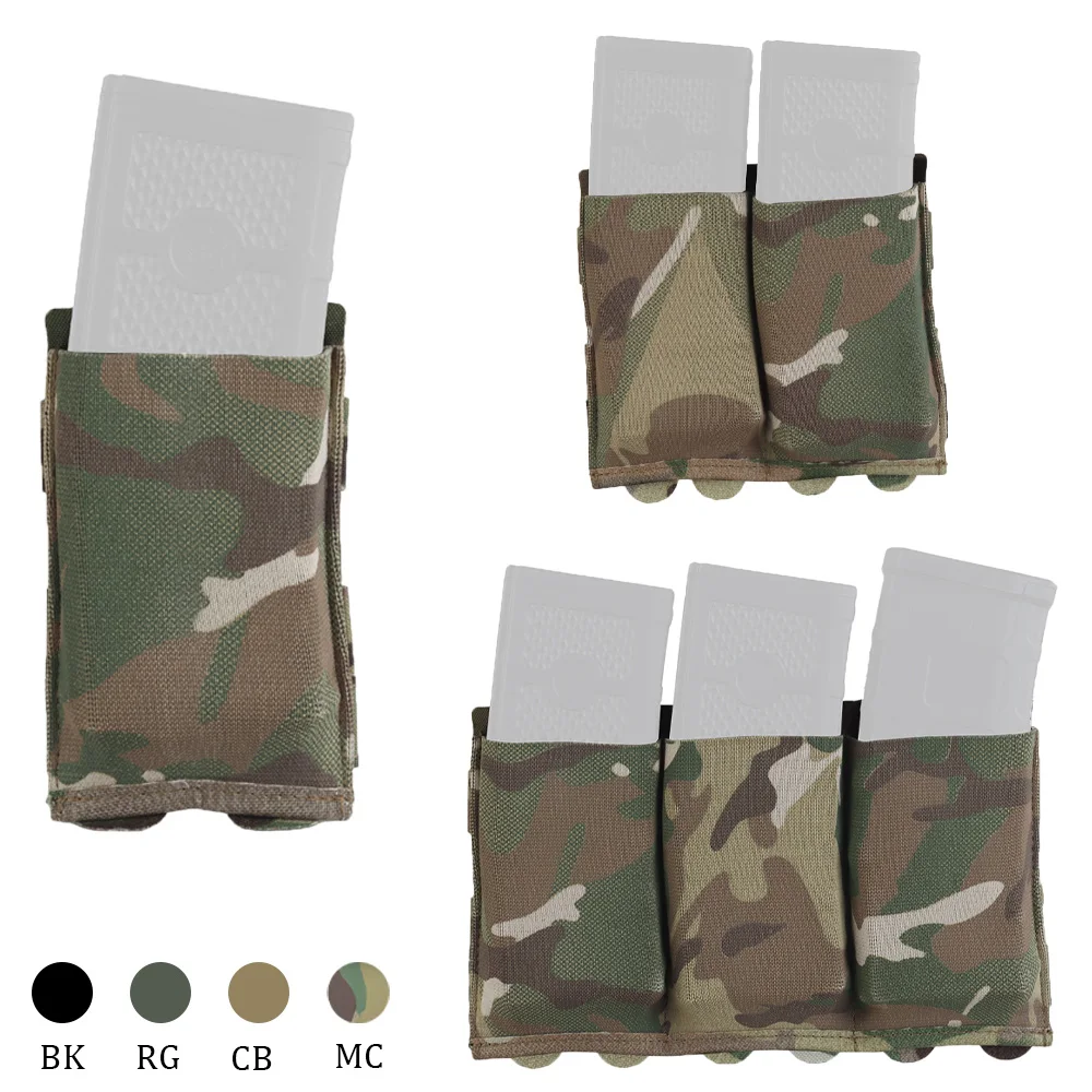 OPHIDIAN Lightweight Stretch Single/Double Triple Pack 5.56/7.62 Hunting Storage Pouch MOLLE Holder