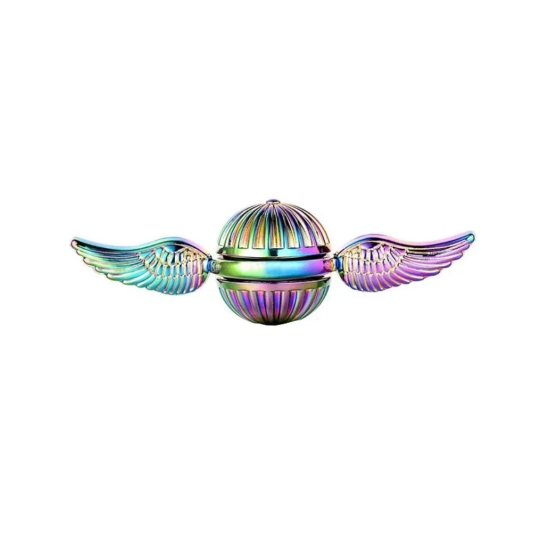 ตลก Fidget Spinner ของเล่นโลหะป้องกันความเครียด Hand Spinner ของเล่น Spinning Gyro Finger Rotation Gyroscope ของเล่นสําหรับเด็กผู้ใหญ่ของขวัญ