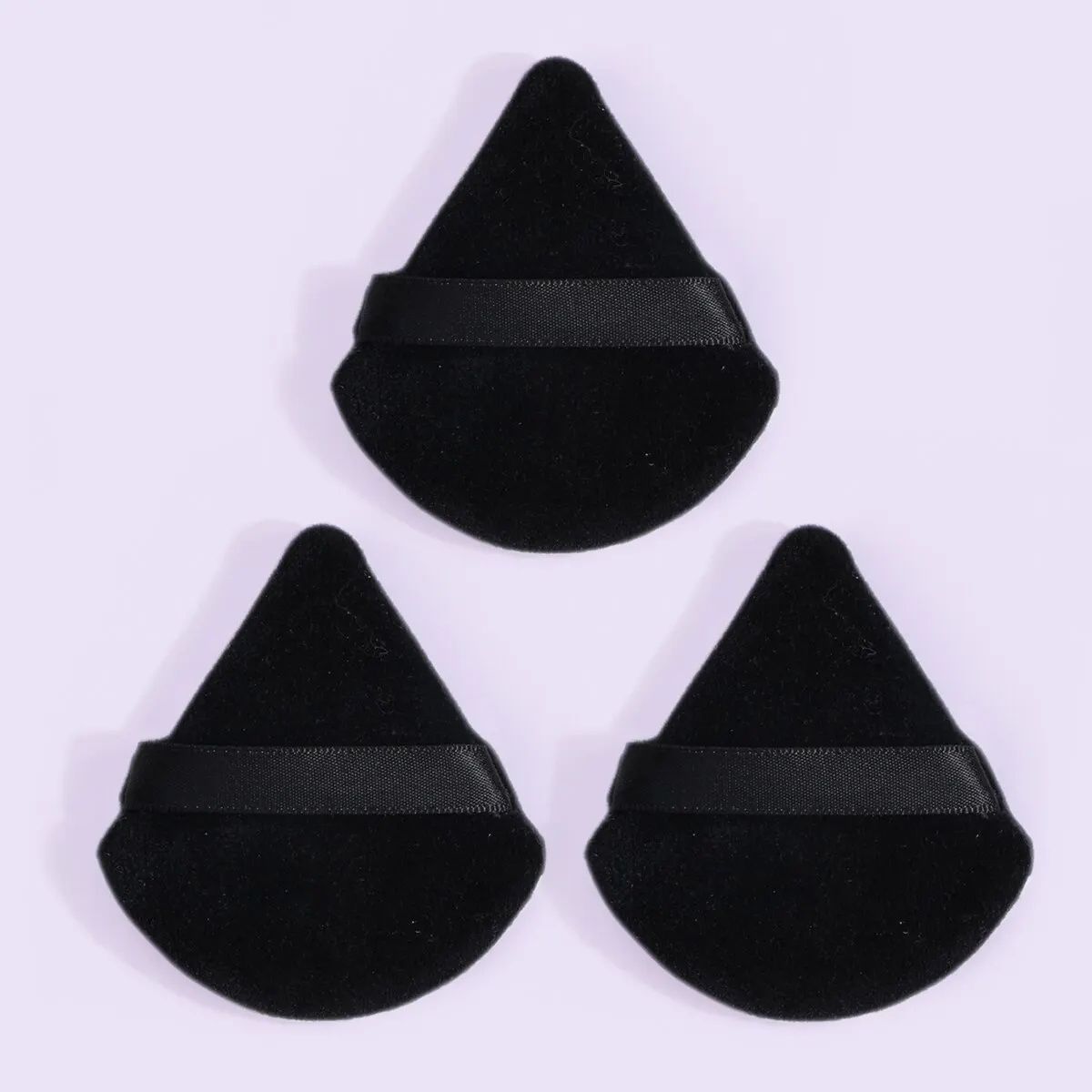 3/5/6 Pcs Triangle Powder Puff For Loose Powder Liquid Cosmetic Soft Plush Powder Puff Makeup Foundation Puff Makeup Tool