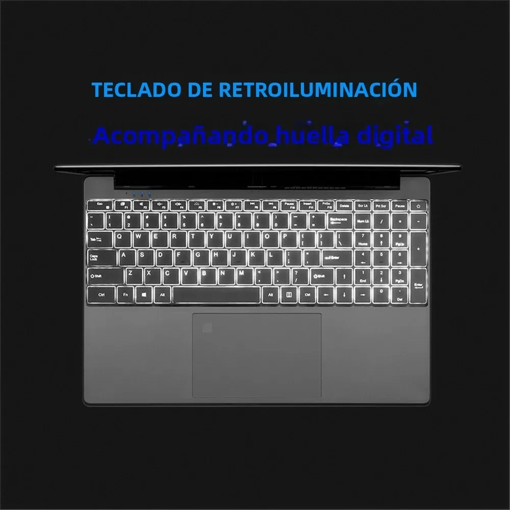 2025 Laptop de trabajo de oficina comercial Celeron Windows 11 Pro de 11.a generación - 16GB 32GB RAM MAX 2TB SSD - 2.4G y 5.0G WiFi, Bluetooth